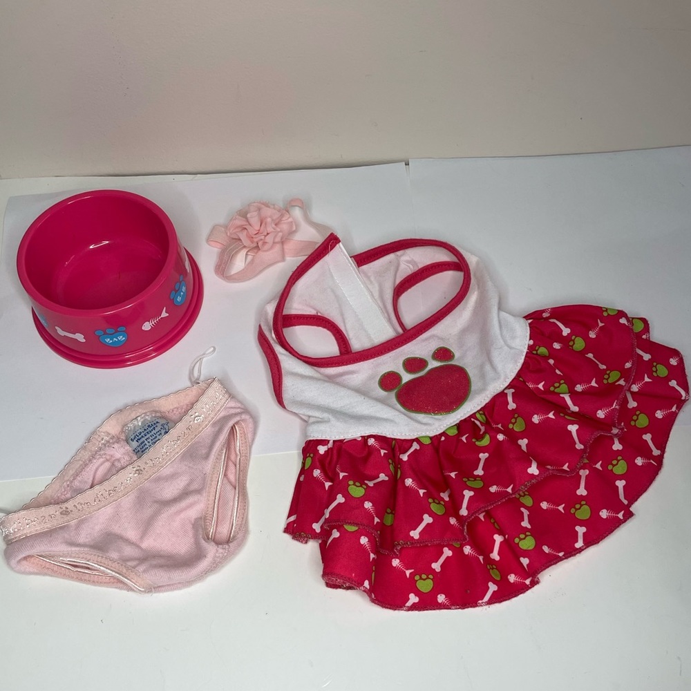 BAB Build A Bear Workshop Dog Cat Plush Animal clothes